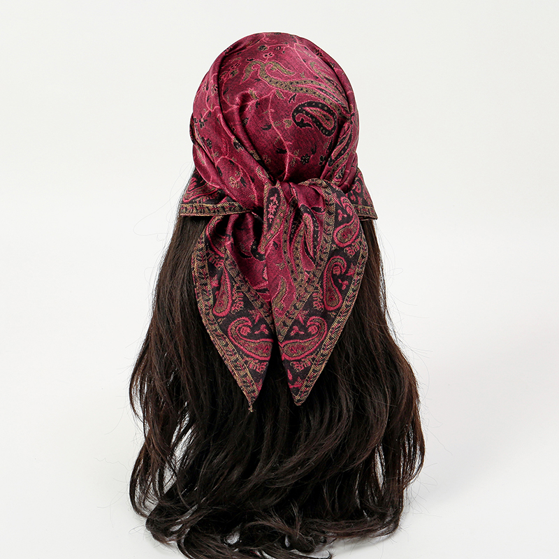 Роскошный шелковый шарф 70*70  – обзор и цена Silk Scarf Square